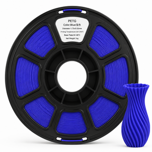 PETG пластик для 3D принтера 1 кг 1.75 мм синій 0412020 фото