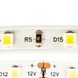 Світлодіодна стрічка 12В 1м AVT-300WW-3528-IP20-12 SMD 2835 60 LED/m IP20 Теплий Білий 1010572 фото 3