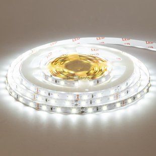 Світлодіодна стрічка 12В 1м MOTOKO-300W-3528-IP20-12 SMD 2835 60 LED/m IP20 Білий 1012017 фото