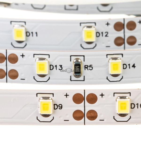 Світлодіодна стрічка 12В 1м AVT-Prof-300W3528-12 SMD 2835 60 LED/m IP20 Білий PROFESSIONAL 1018138 фото