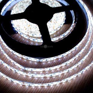 Світлодіодна стрічка 12В 1м MTK-600W-F-3528-12 SMD 2835 120 LED/m IP65 Білий 1012100 фото