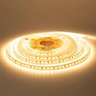 Світлодіодна стрічка 12В 1м MOTOKO-600WW-3528-IP20-12 SMD 2835 120 LED/m IP20 Теплий білий 1012105 фото
