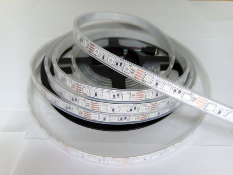 Светодиодная лента 12В 1м LLS-300RGB-FP-5050-12 SMD 5050 60 LED/m IP67 RGB 0115431 фото