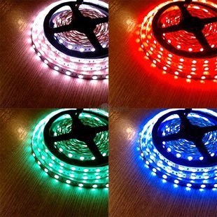 Світлодіодна стрічка 12В 1м MTK-300RGB5050-12 SMD 5050 60 LED/m IP20 RGB 1015427 фото