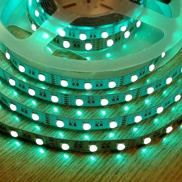 Світлодіодна стрічка 12В 1м LLS-300RGB+W-5050-12V SMD 5050 60 LED/m IP20 RGBW 0117958 фото