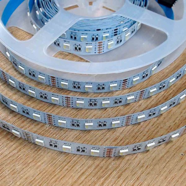 Світлодіодна стрічка 12В 1м LLS-300RGB+W-5050-12V SMD 5050 60 LED/m IP20 RGBW 0117958 фото