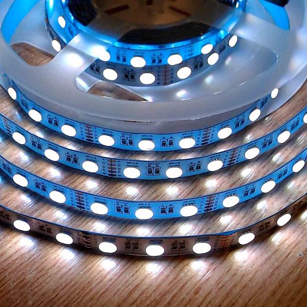 Светодиодная лента 12В 1м LLS-300RGB+W-5050-12V SMD 5050 60 LED/m IP20 RGBW 0117958 фото