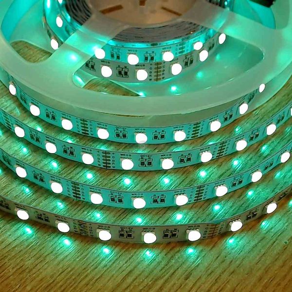 Світлодіодна стрічка 12В 1м LLS-300RGB+W-5050-12V SMD 5050 60 LED/m IP20 RGBW 0117958 фото