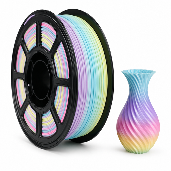 PLA пластик для 3D принтера 1 кг 1.75 мм Rainbow №2 0411009 фото