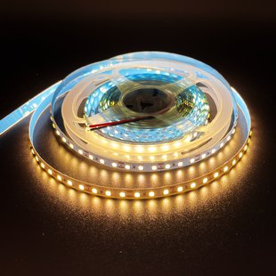 Світлодіодна стрічка 12В 1м LLS-600WW-2835-IP20-12 SMD 2835 120 LED/m IP20 Теплий Білий 0112088 фото