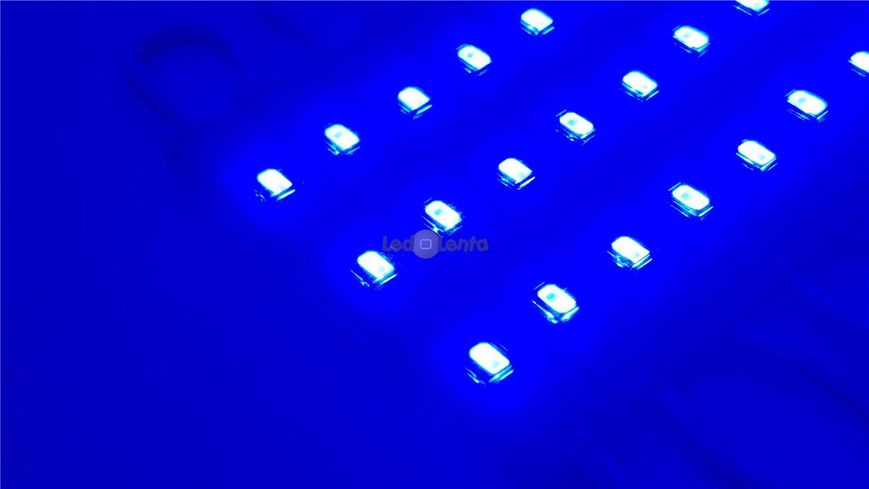 Світлодіодний модуль №92/3 MTK-5730-3Led-B-1W Plastic SMD5730 IP65 синій 1019008 фото