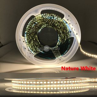 Светодиодная лента 24В 1м AVT-840NW-3528-IP20-24 SMD 2835 168 LED/m IP20 нейтральный белый 1019669 фото