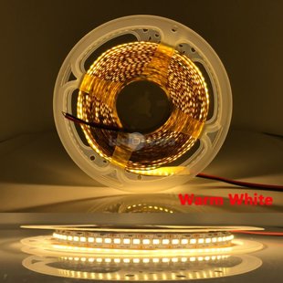 Светодиодная лента 24В 1м AVT-840WW-3528-IP20-24 SMD 2835 168 LED/m IP20 теплый белый 1019670 фото