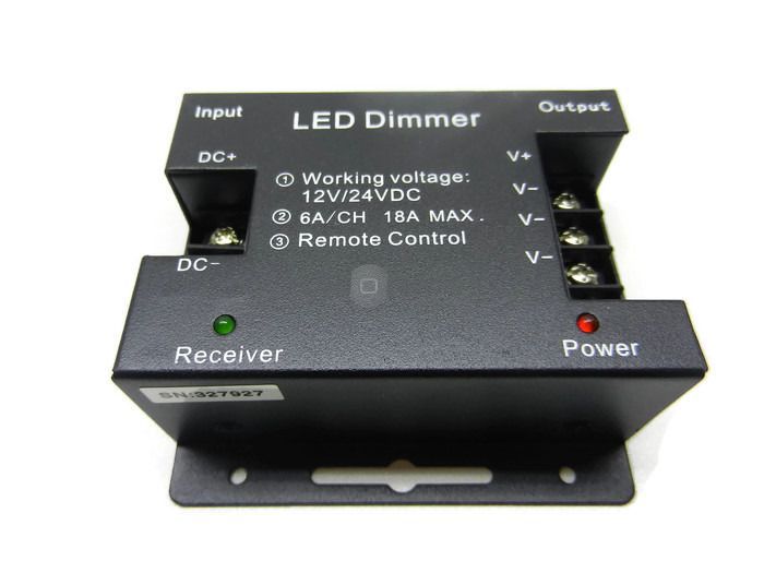 Діммер №45 RF DMR 18А Black Sensor (Touch) 1009540 фото