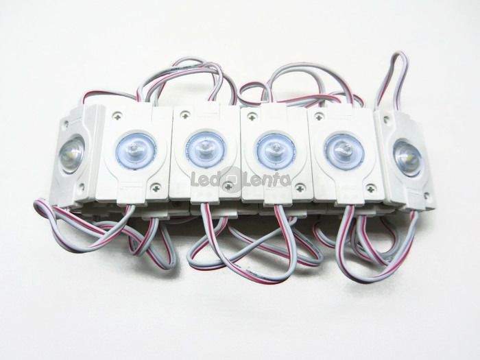 Светодиодный модуль №99 МТК-3030-1Led-W-1,5W SMD3030 IP65 белый 1009281 фото