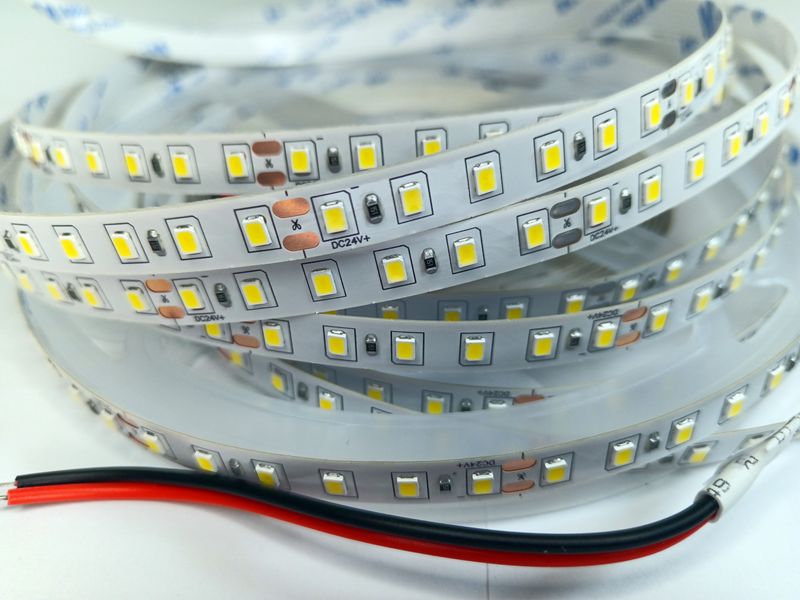 Світлодіодна стрічка 24В 1м LLS-600NW-2835-IP20-24 SMD 2835 120 LED/m IP20 Нейтральний Білий 0118009 фото