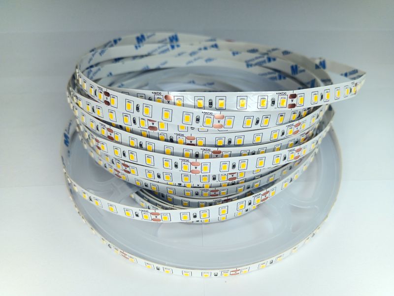 Светодиодная лента 24В 1м LLS-600WW-2835-IP20-24 SMD 2835 120 LED/m IP20 Тёплый Белый 0118010 фото