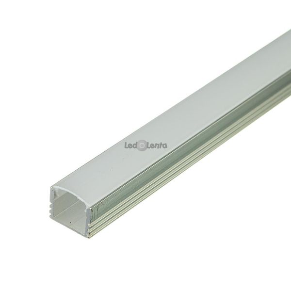 Алюминиевый профиль для светодиодной ленты ПФ-21 + Рассеиватель 1М 1018493 фото