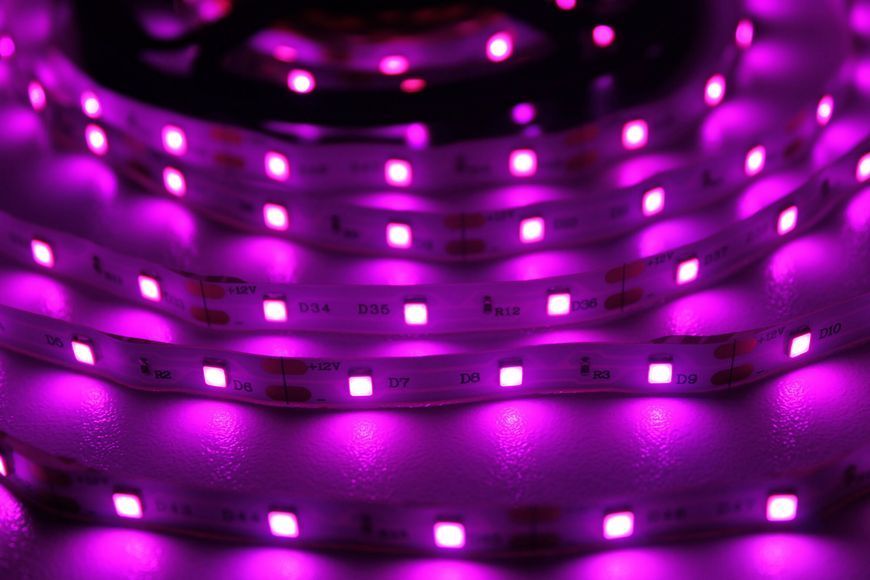 Светодиодная лента 12В 1м LLS-300P-2835-IP65-12 SMD 2835 60 LED/m IP65 Розовый с влагозащитой 0112139 фото