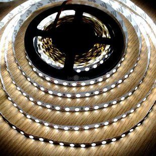 Светодиодная лента 12В 1м LLP-600W3528-12 SMD 2835 120 LED/m IP20 Белый 0012095 фото